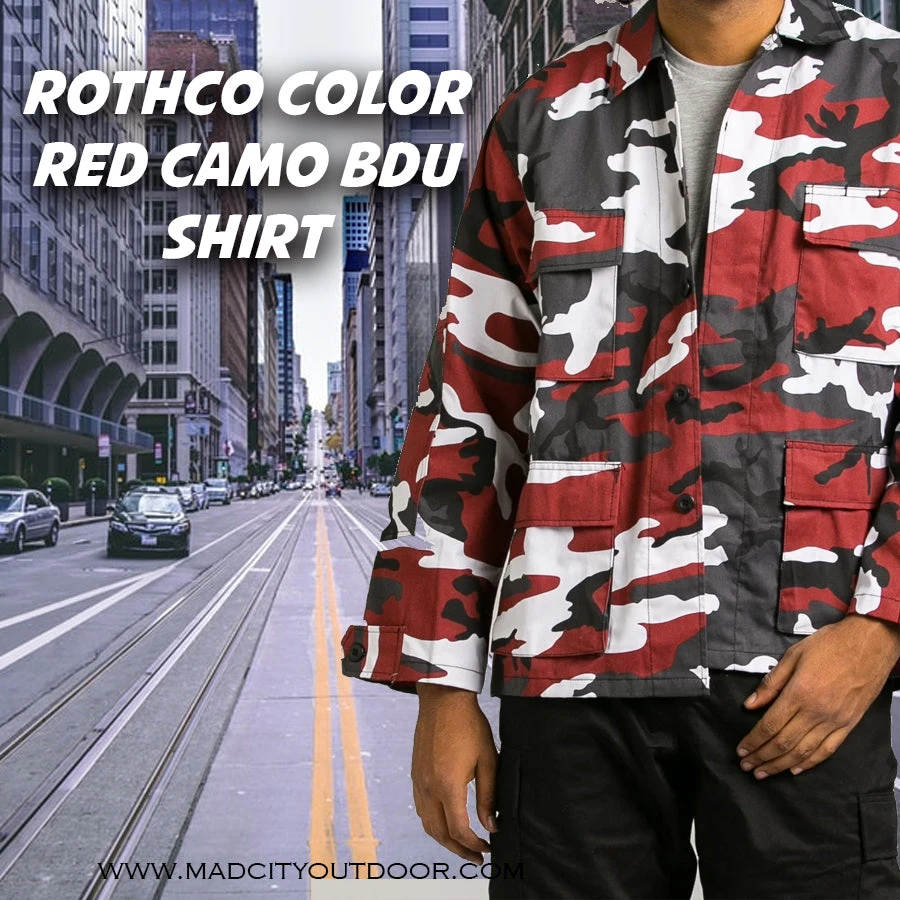 BDU Camouflage Shirts Rothco Camouflage BDU Shirts