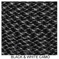E. L. Wood Braiding Black & White Camo Paracord 550 Survival Cord