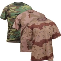 Rothco Camouflage T-Shirt Camo T-Shirts