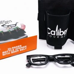 Novelties Caliber Gourmet Glasses Bottle Opener With Beer Belt