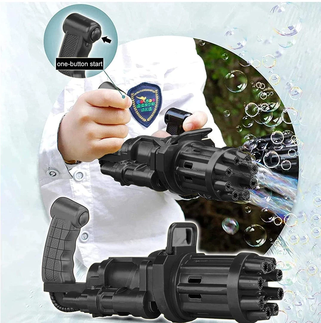 Caliber Gourmet Gatling Gun Bubble Blaster Novelties