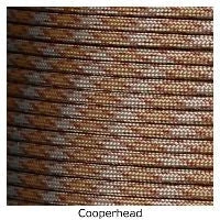 E. L. Wood Braiding 550 Survival Cord Cooperhead Paracord