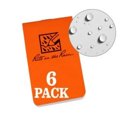 Rite In The Rain Stapled Notebook Field Flex - 6 Pack
