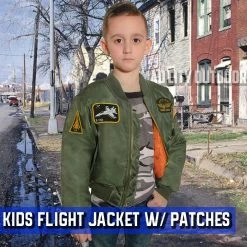 Rothco Kids Flight Jacket W/ Patches
