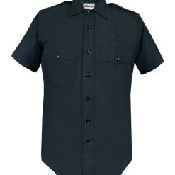 Uniform Shirts Elbeco LAPD 100% Wool Short Sleeve Shirt - Mens