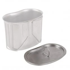 Rothco Stainless Steel Canteen Cup Lid Hydration Bottles & Canteens