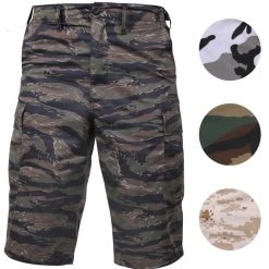 Rothco Long Length Camouflage BDU Short Shorts