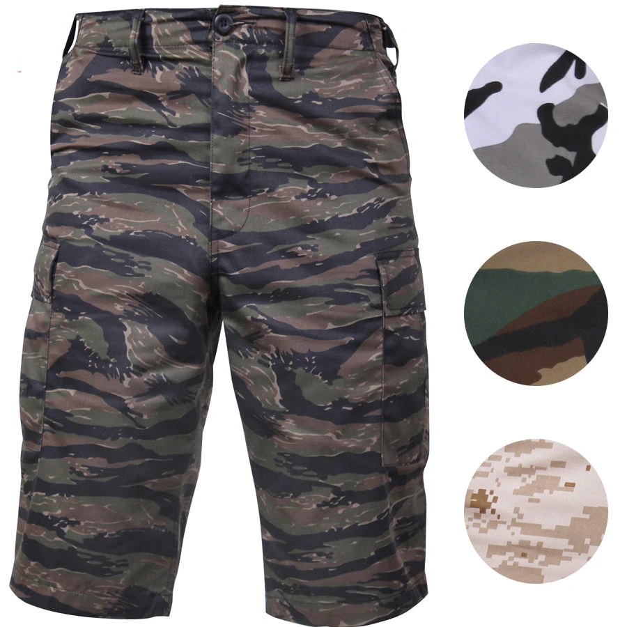 Rothco Long Length Camouflage BDU Short Shorts