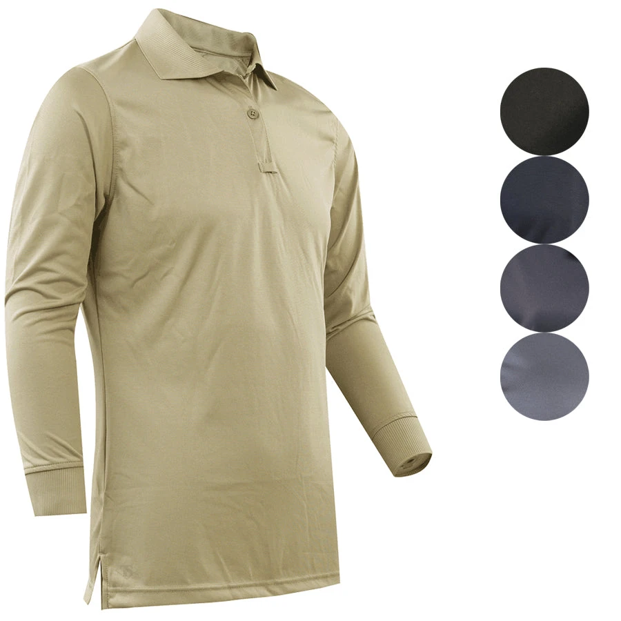 Tru-Spec 24-7 Series Mens Long Sleeve Performance Polo Polo Shirts