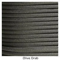 E. L. Wood Braiding 550 Survival Cord Olive Drab Paracord