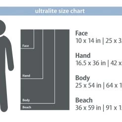 PackTowl Ultralite Towel Travel Towels