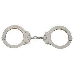 Peerless Handcuff Company Peerless Oversized Nickel Chain Handcuffs