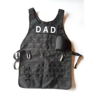 Caliber Gourmet Tactical BBQ Apron With Carabiner And Bottle Opener