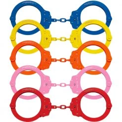 Peerless Handcuff Company Peerless Handcuffs Model 752C - Colored Oversize Handcuffs