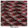 E. L. Wood Braiding 550 Survival Cord Red Camo Paracord