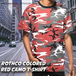 Rothco Colored Camouflage T-Shirts Camo T-Shirts