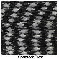E. L. Wood Braiding 550 Survival Cord Shamrock Frost Paracord