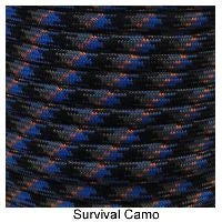 E. L. Wood Braiding Survival Camo Paracord 550 Survival Cord