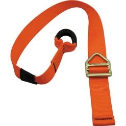 Fusion Nylon Lanyard Adjustable Delta Ring Climbing / Rappelling Gear