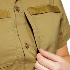 Viktos Women's Sofari Short Sleeve Button-Up Shirt Dress Shirts